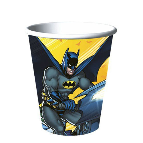 Batman Authentic Licensed 8 Paper Cups 9 oz