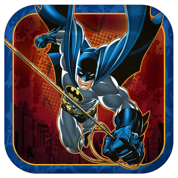 Batman Character 8 Dessert Plates 7"