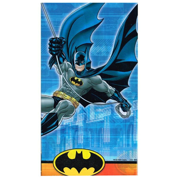 Batman Authentic Licensed Plastic Table Cover 54"  x 96 "