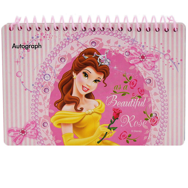 Princess Belle " Beautiful Rose " Authentic Licensed Autograph Book