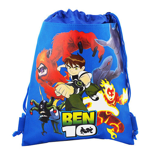 Ben10 Character Authentic Licensed Blue Drawstring Bag