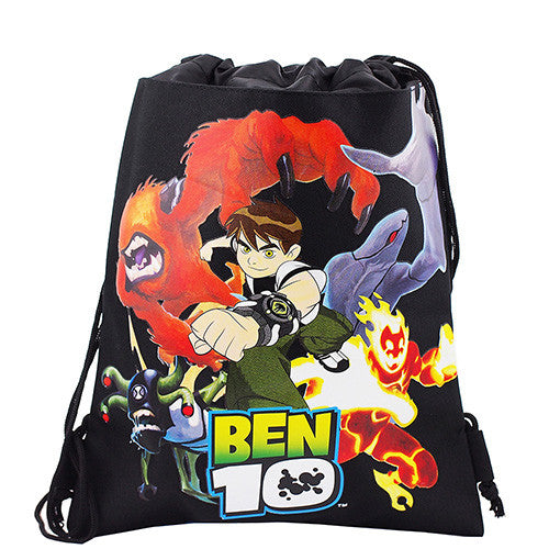 Ben10 Character Authentic Licensed Black Drawstring Bag