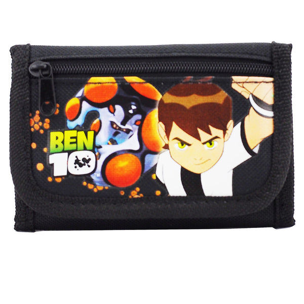 Ben10 Character Authentic Licensed Black Trifold Wallet