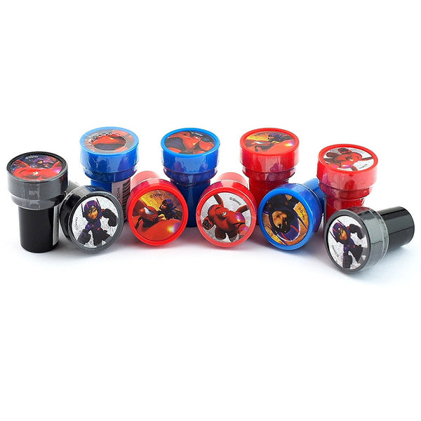 60 Big Hero Authentic Licensed Self Inking Stampers in Box