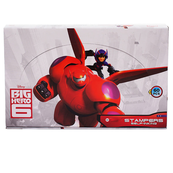 60 Big Hero Authentic Licensed Self Inking Stampers in Box