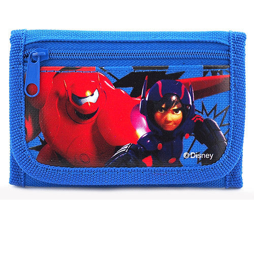Big Hero Authentic Licensed Blue Trifold Wallet