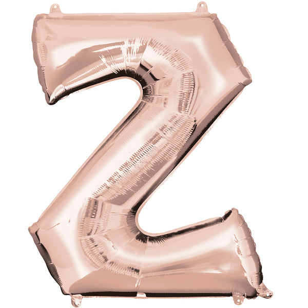 Letter Z Rose Gold balloon