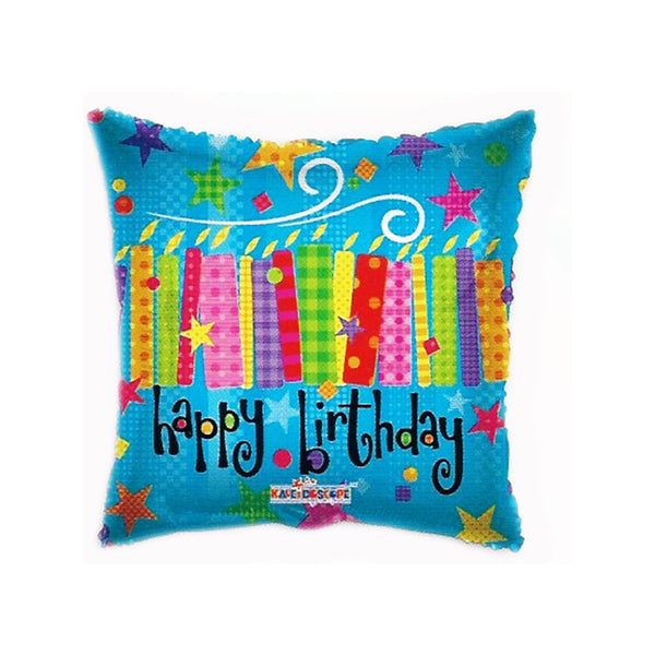 6 Birthday Blow CandlesTheme Foil / Mylar Balloons 18"
