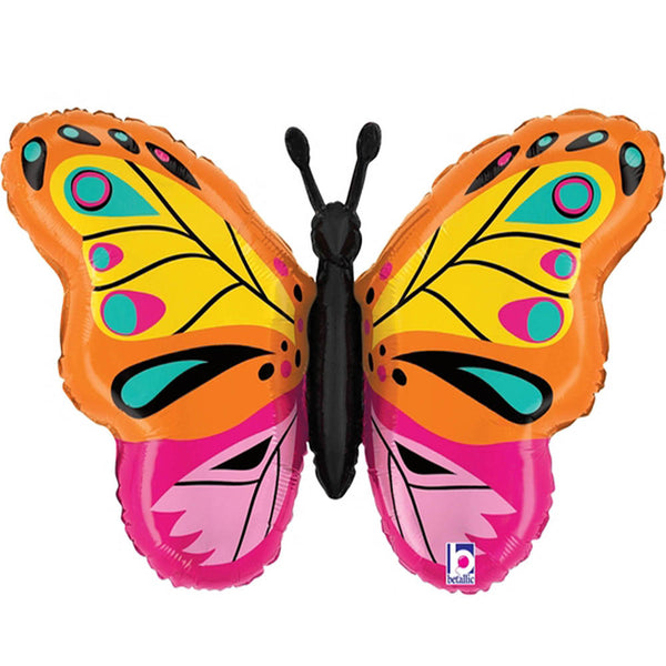 Colorful Butterfly Balloon 30"