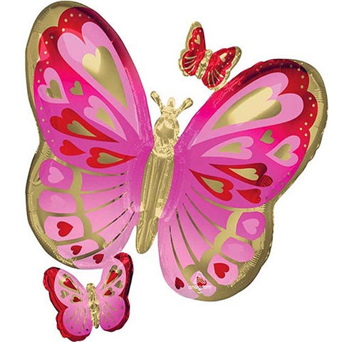 Pink Butterfly balloon 