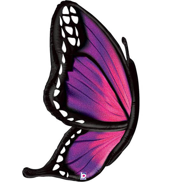 Pink Radiant Butterfly Balloon 46"