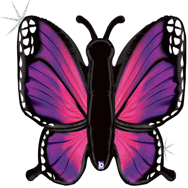 Pink Radiant Butterfly Balloon