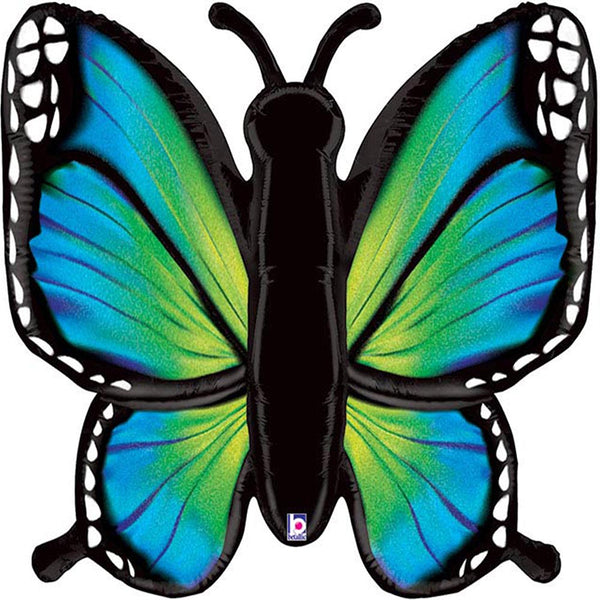 Radiant Holographic Butterfly Balloon