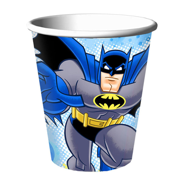 Batman Authentic Licensed 8 Paper Cups 9 oz
