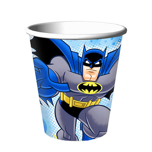 Batman Authentic Licensed 8 Paper Cups 9 oz