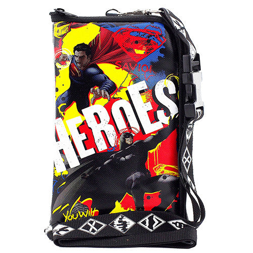 Batman Vs Superman Dawn Justice Heroes Lanyard With Detachable Purse