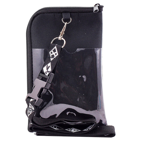 Batman Vs Superman Dawn Justice Heroes Black Lanyard With Detachable Purse