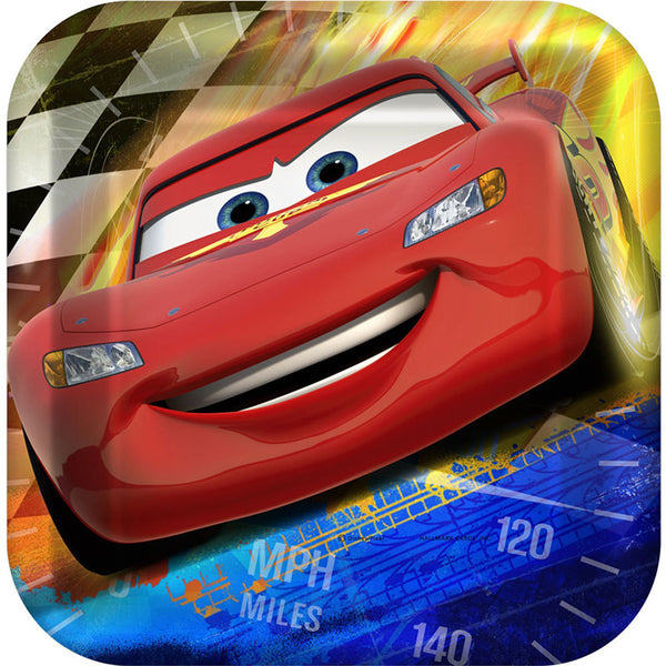 Disney Car Character 8 Dessert Plates 7"