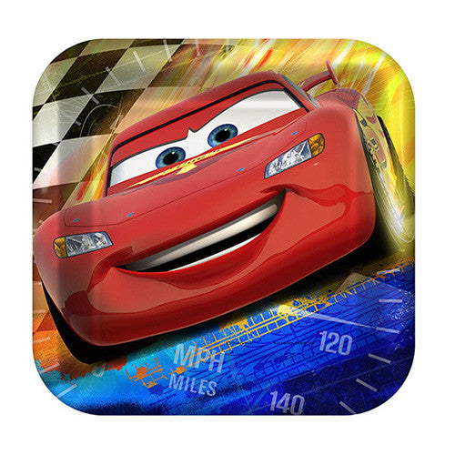 Disney Car Character 8 Dessert Plates 7"