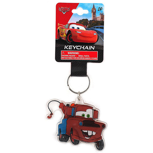 Disney Car Character Brown Tow Mater Key Chain