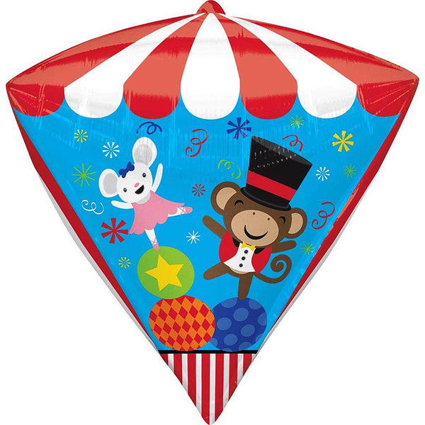Carnival Birthday Cubez Balloon 15"