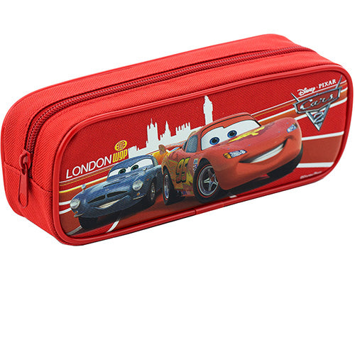 Disney Car London WGP Single Zipper Red Pencil Case