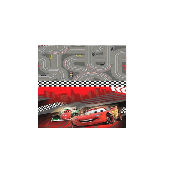 Disney Car Formula Racer Character Authentic Licensed Plastic Table Cover 54"  x 96 "