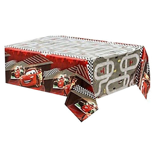 Disney Car Formula Racer Character Authentic Licensed Plastic Table Cover 54"  x 96 "