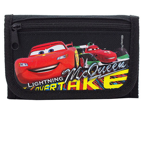 Car Authentic Licensed Black Trifold Wallet