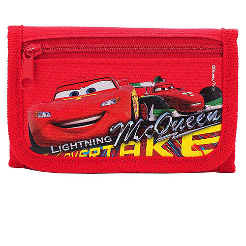 Car Authentic Licensed Red Trifold Wallet
