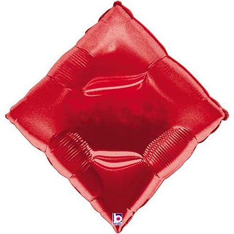 Casino Red Diamond Shape Balloon 30"