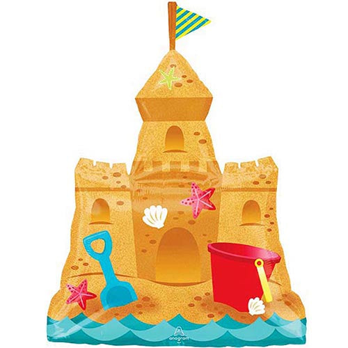 Sandcastle Foil Balloon 30"