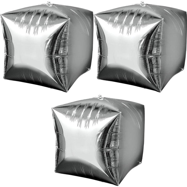 Cubez silver balloon