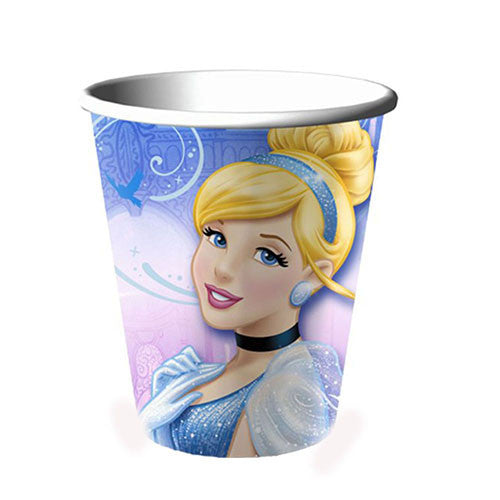 Cinderella Authentic Licensed 9oz Paper Cups 8 ct