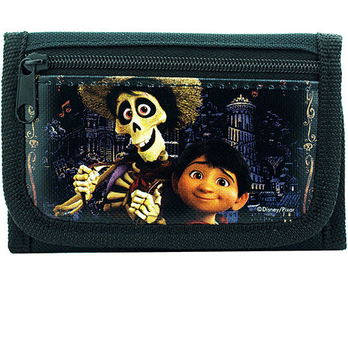 Disney Coco Wallet Miguel Rivera and Hector Black Trifold Wallet