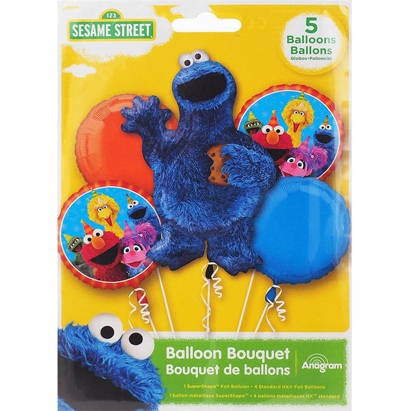 Cookie Monster Balloon Bouquet