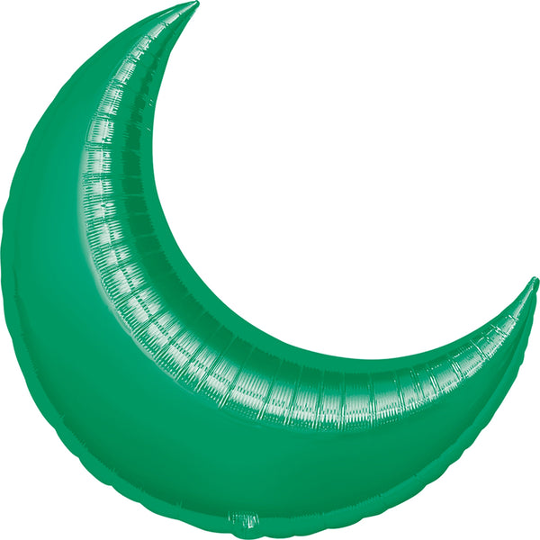 Crescent green balloon