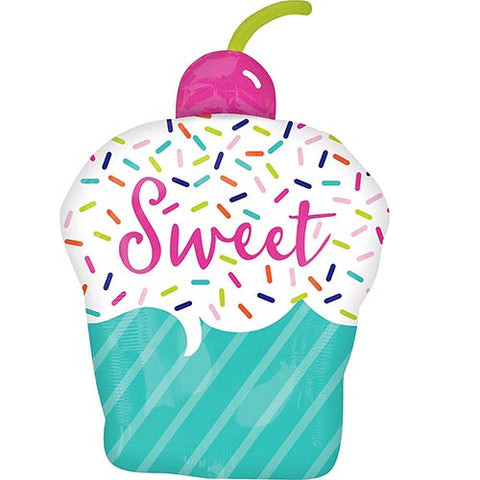 Sweet Cupcake Foil Balloon 26"