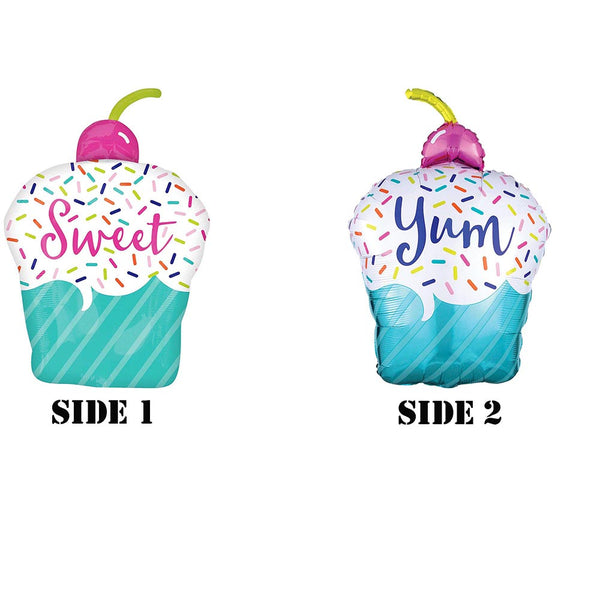 Sweet Cupcake Foil Balloon 26"