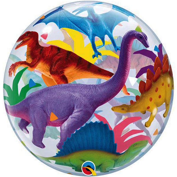 Dinosaur Bubbles Balloon 22"