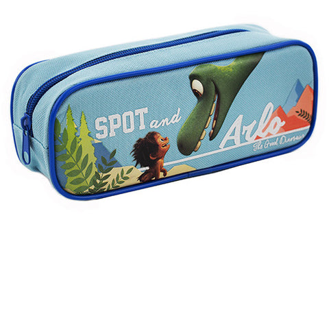 The Good Dinosaur Character Single Zipper Blue Pencil Case