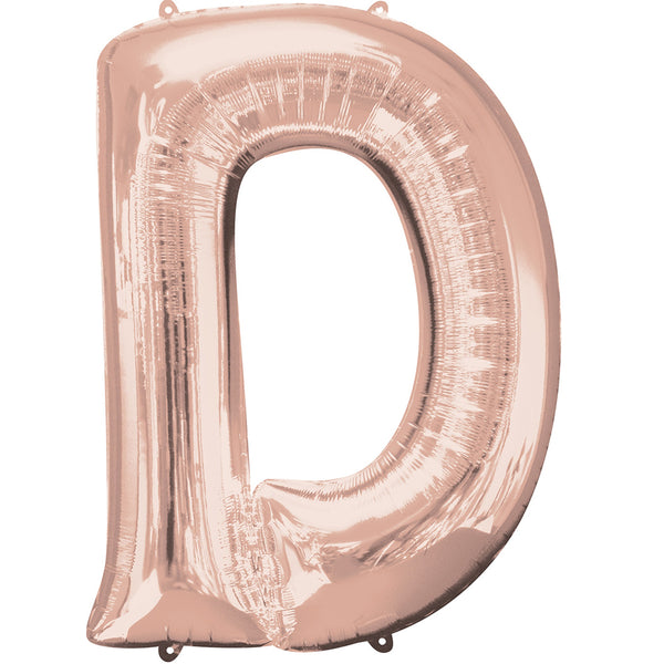 Rose Gold Letter Balloon