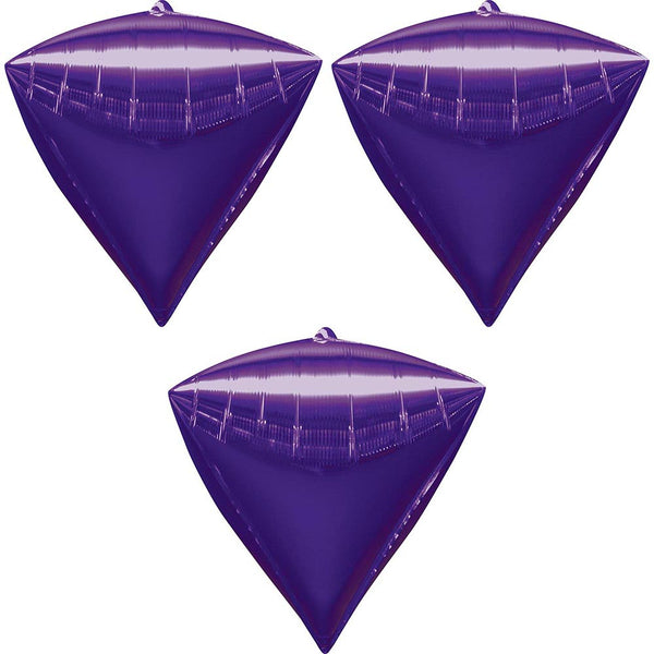 Diamond purple balloon