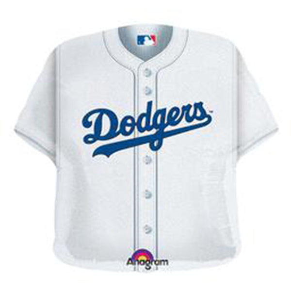 Dodgers Jersey Authentic Licensed Super Shape Foil / Mylar Balloon 24"