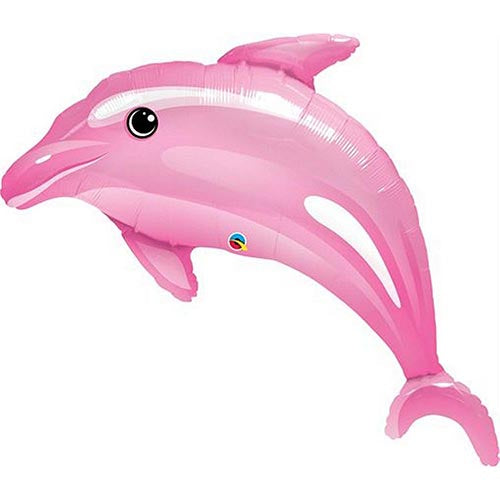 Dolphin Pink Foil Balloon 42"