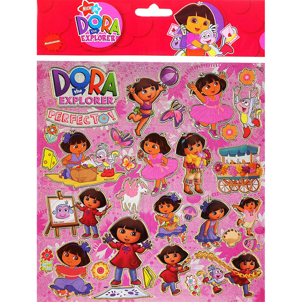 Dora The Explorer Authentic Licensed 12 Sheets of Stickers