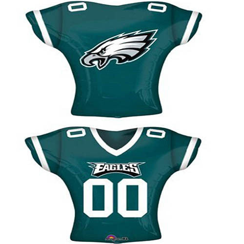 Philadelphia Eagles Jersey Authentic Licensed Super Shape Foil / Mylar Balloon 24"