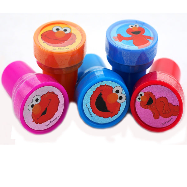 12 Elmo Sesame Street Authentic Licensed Self Inking Stampers