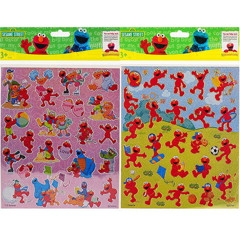 Elmo Sesame Street Authentic Licensed 12 Sheets of Stickers