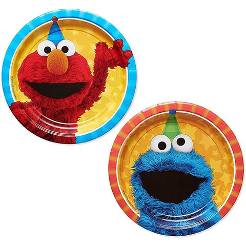 Elmo 8 Dessert Plates 7"